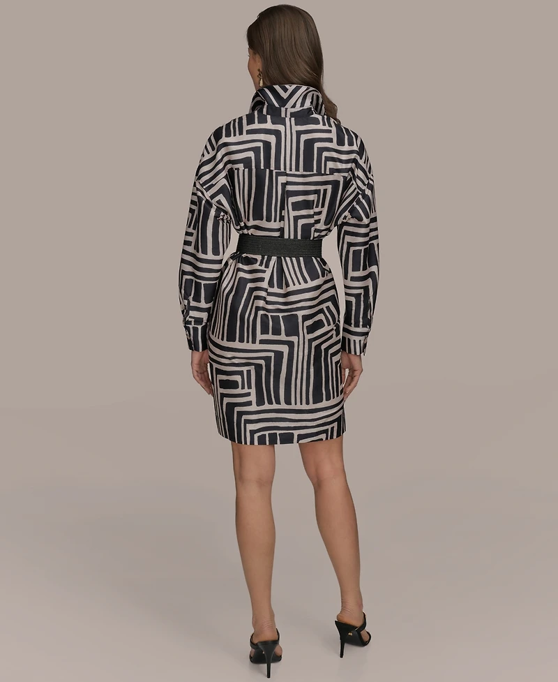 Donna Karan New York Women's Belted Short Dress