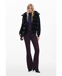 Desigual Women's Shiny convertible padded jacket