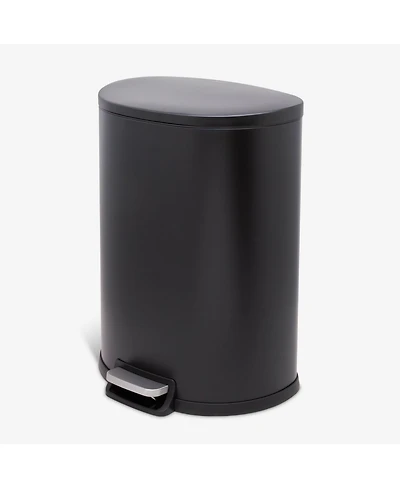 Qualiazero 50L / 13.2 Gallon D-Shape Step Can - Matte White