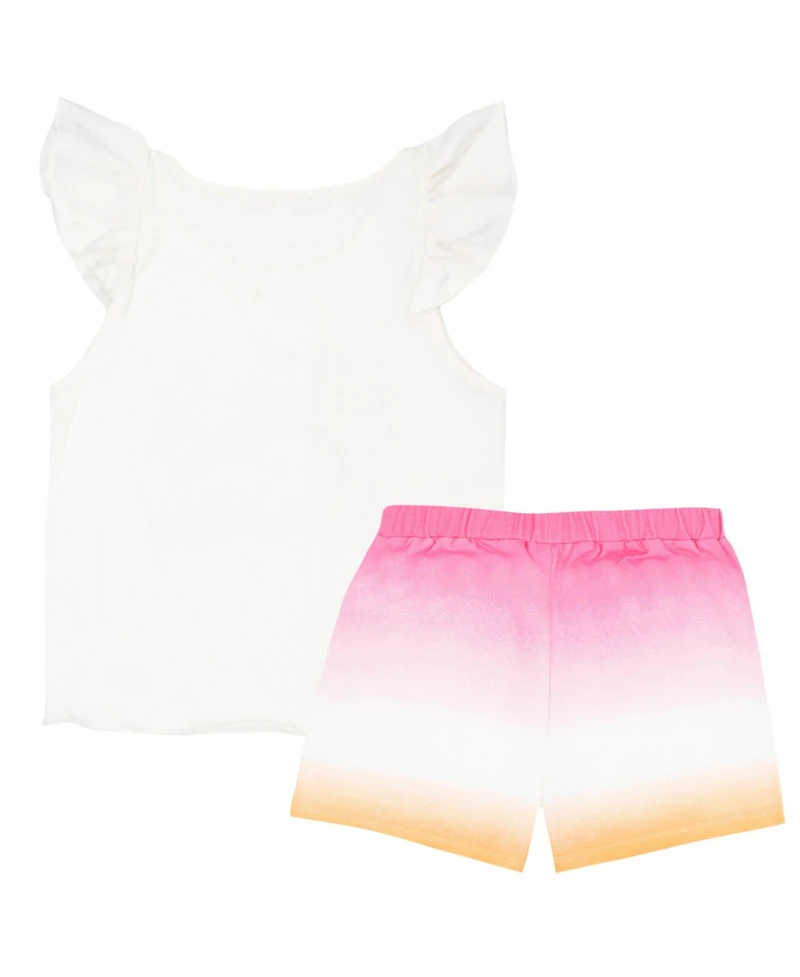 Tommy Bahama Little Girls 2 Piece Tank Top and Short Set Outfit