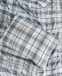 Southshore Fine Linens Highland Plaid Extra Deep Pocket 300- Thread Count 4-Pc. Sheet Set