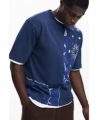 Desigual Men's T-shirt with sun patches