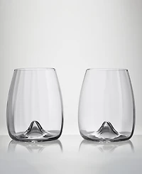 Waterford Elegance Optic Wine Stemless 16.5 oz, Set of 2