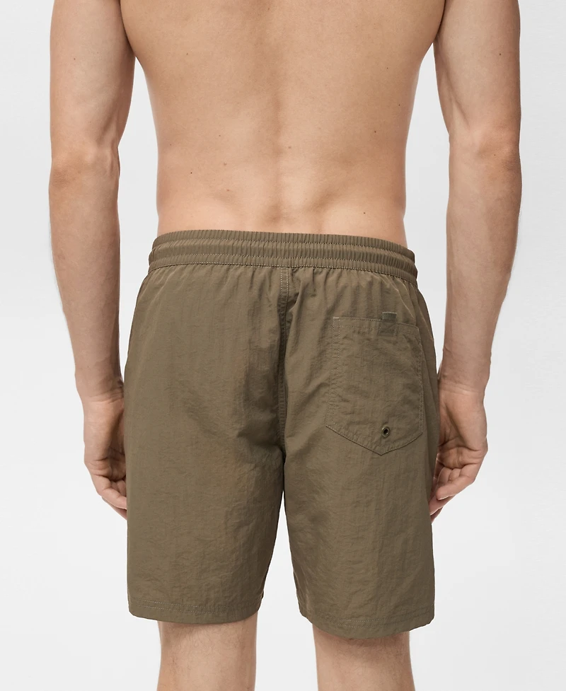Mango Men's Basic Drawstring Swimsuit
