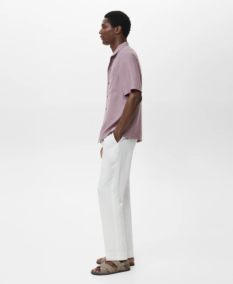 Mango Men's Pocket Modal Shirt