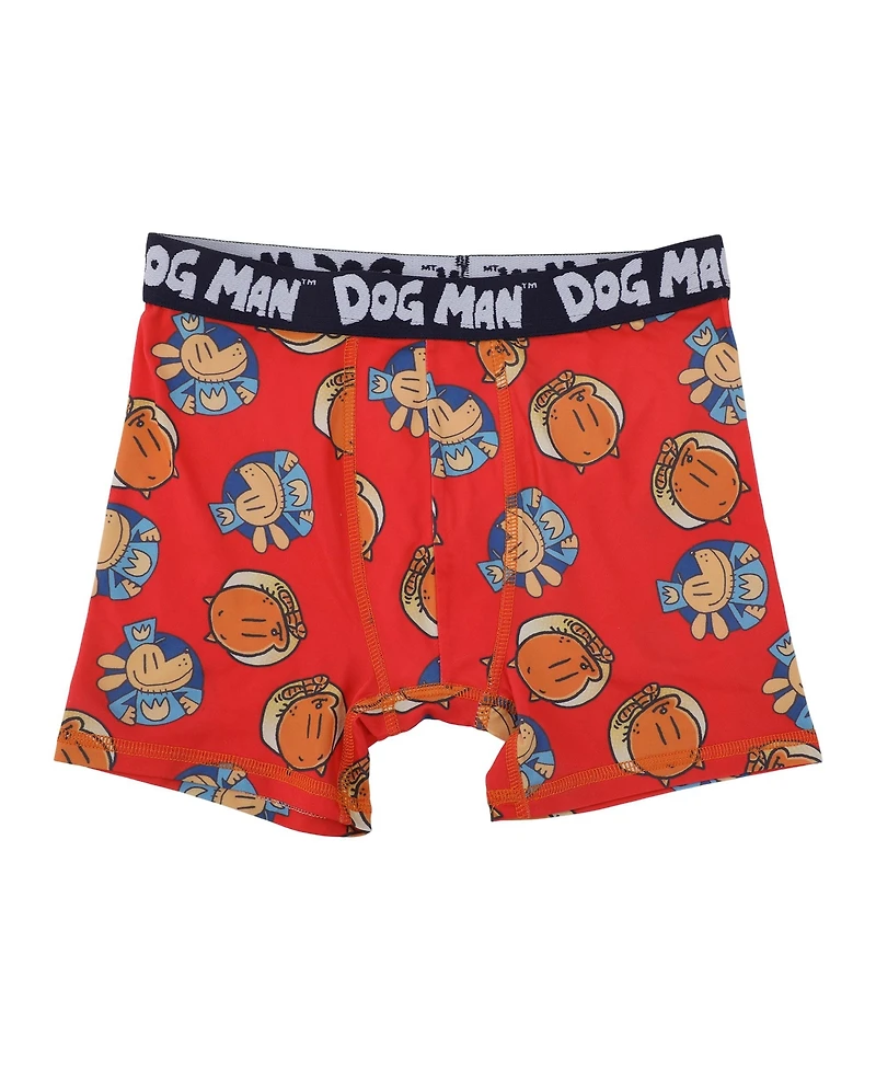 Dog Man Little Boys Fun All-Over Print Boxer Briefs (5