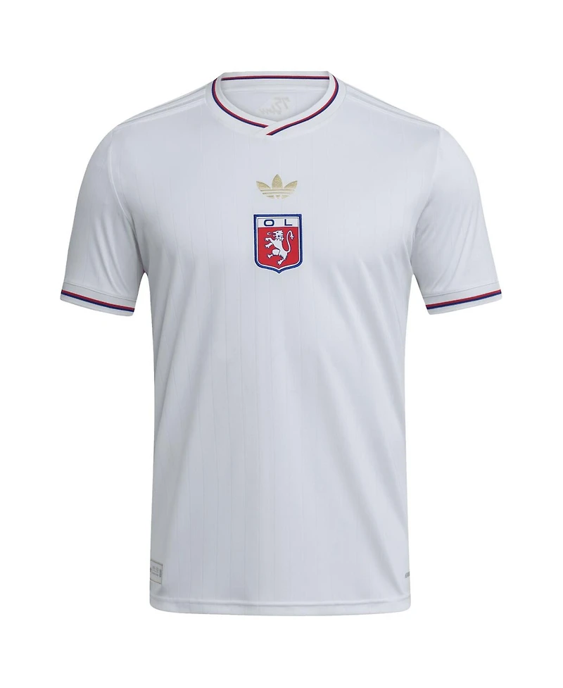 Adidas Men's White Olympique Lyonnais 2025/26 Home Replica Jersey