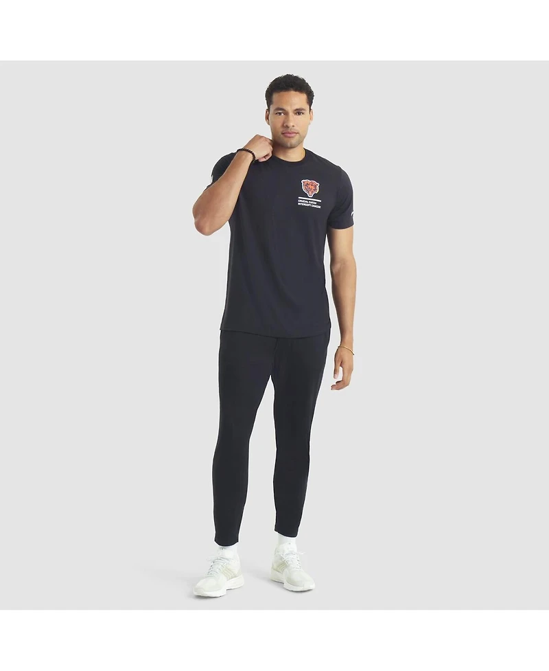 Nike Men's Black Chicago Bears 2025 Nfl Crucial Catch Tri-Blend Dri-fit T-Shirt