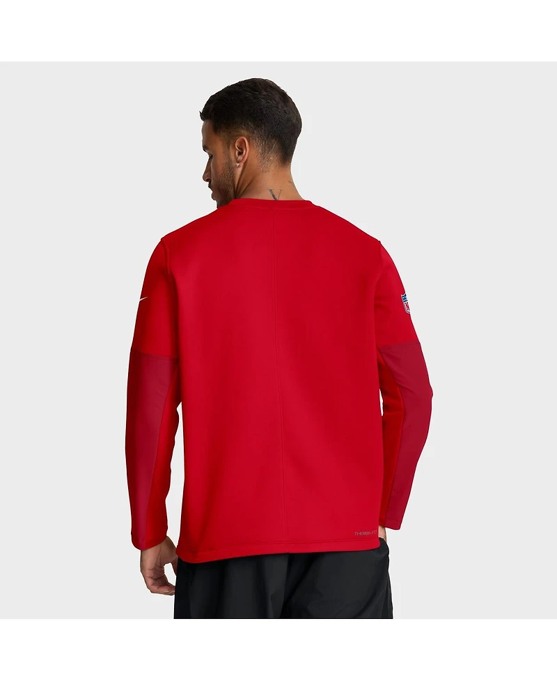Nike Men's Red Kansas City Chiefs Sideline Scripted to Win Performance Long Sleeve T-Shirt