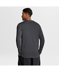Nike Men's Anthracite Washington Commanders Primetime Legend Icon Performance Long Sleeve T-Shirt