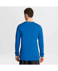 Nike Men's Blue Detroit Lions Primetime Legend Icon Performance Long Sleeve T-Shirt