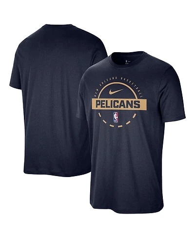 Nike Men's Navy New Orleans Pelicans Authentic Practice T-Shirt