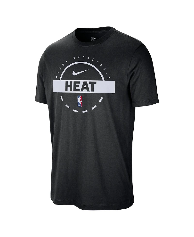 Nike Men's Black Miami Heat Authentic Practice T-Shirt