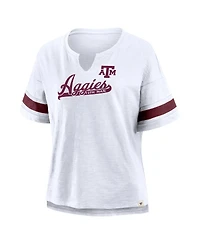 Fanatics Women's White Texas A&M Aggies Hometown Premium Script T-Shirt