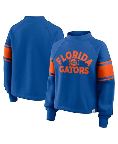 Fanatics Women's Royal Florida Gators Oversized Hometown Premium Punt Coverage Raglan Pullover Sweatshirt