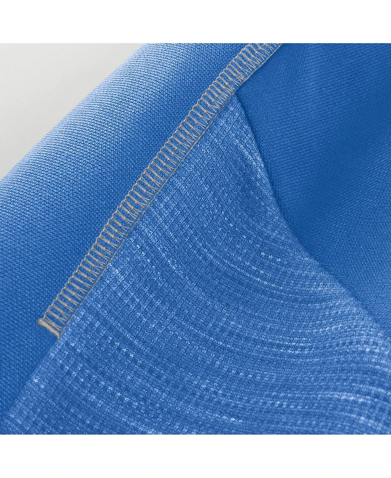 Fanatics Men's Blue Detroit Lions Checkdown Pass Full-Zip Hoodie