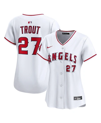 Nike Women's Mike Trout White Los Angeles Angels Home Limited Player Jersey