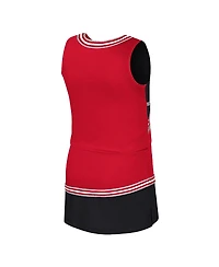 Colosseum Big Girls 2-Piece Scarlet Nebraska Huskers Lollipop Park Cheer Set