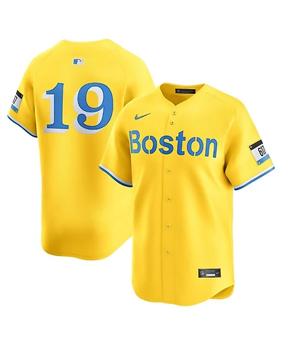 Nike Men's Roman Anthony Gold Boston Red Sox City Connect Limited Jersey