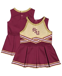 Colosseum Girls Baby Boys and Garnet Florida State Seminoles Lollipop Park Cheer Dress