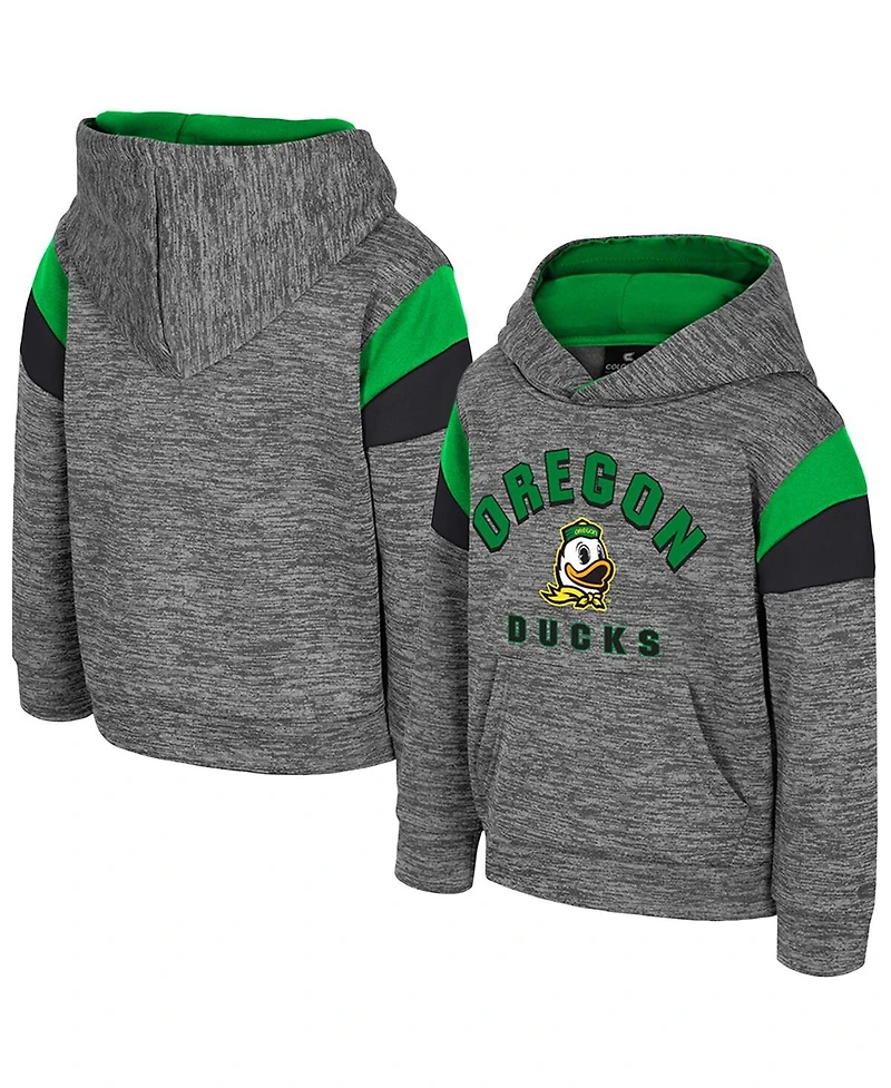 Colosseum Toddler Gray Oregon Ducks Wizard City Hoodie