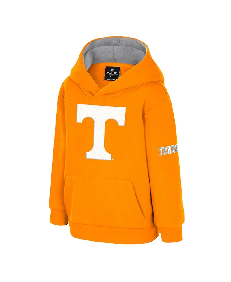 Colosseum Toddler Tennessee Orange Volunteers Big Logo Volume Fleece Pullover Hoodie