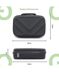 Bubm Hyperice Hypervolt Go 2 Carrying Case - Hard Shell Travel Storage Organizer Bag for Hypervolt Go Massage Gun