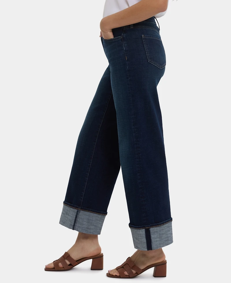 Nydj Women's High Rise Teresa Wide Leg Jeans