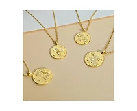 Sterling Silver Birth Flower Pendant Necklace