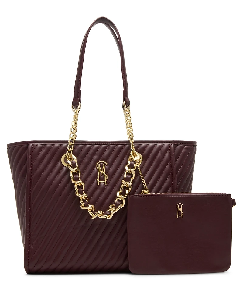 Steve Madden Bkattt-h Large Tote Bag with Pouch