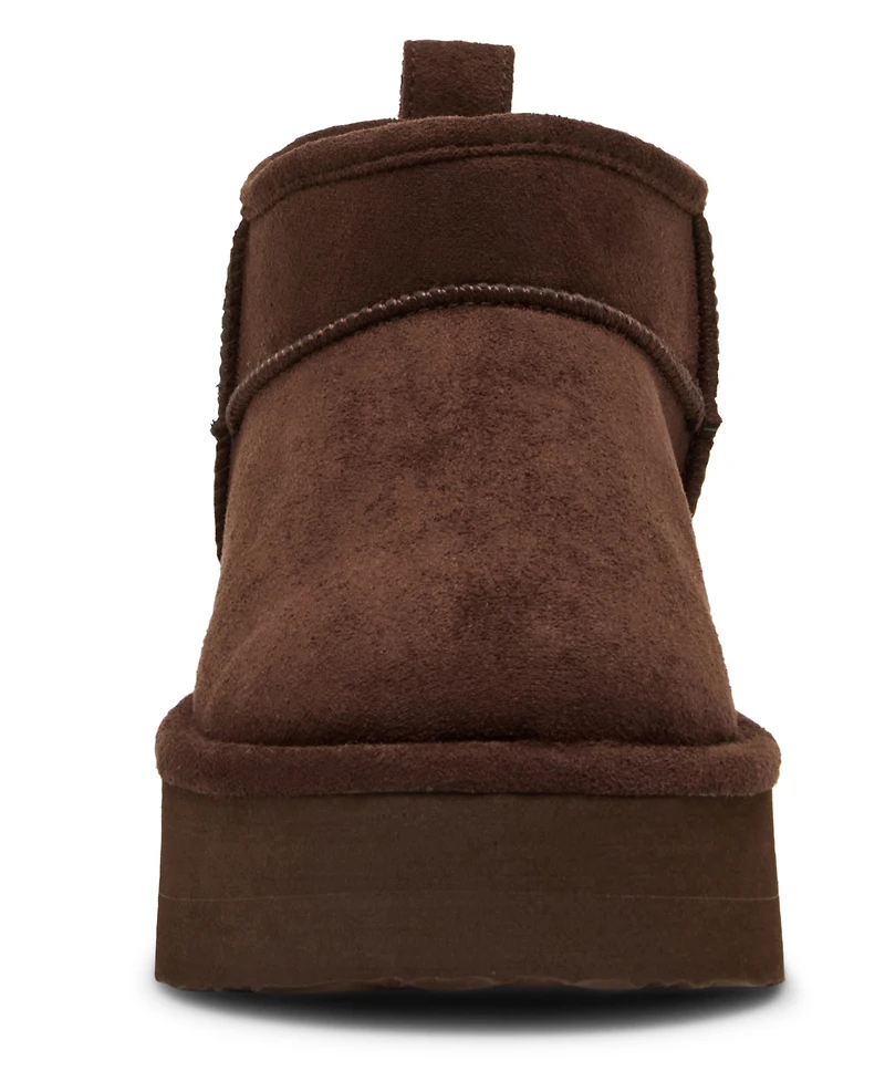 Madden Girl Women's Brave Cozy Mini Platform Booties