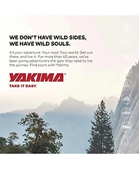 Yakima SkinnyWarrior 16 Inch Extension for SkinnyWarrior Cargo Basket, Black