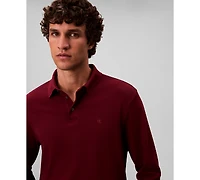 Calvin Klein Men's Long Sleeve Polo Shirt