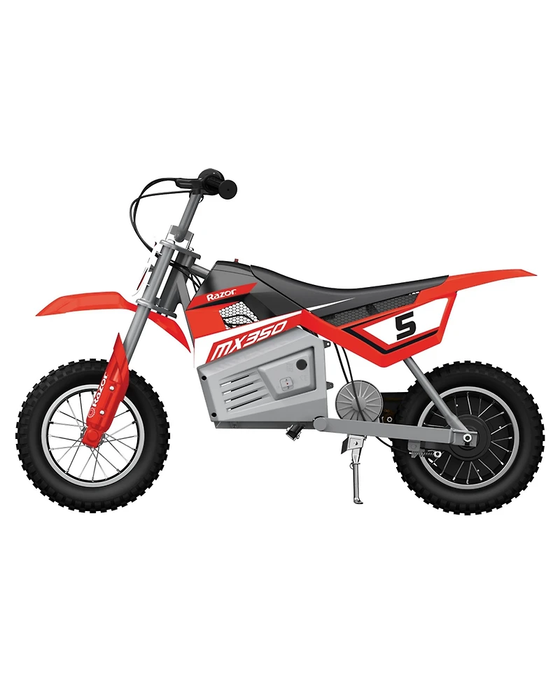 Razor MX350 Dirt Rocket Electric Motocross Motorcycle Dirt Bike, Red (2 Pack)