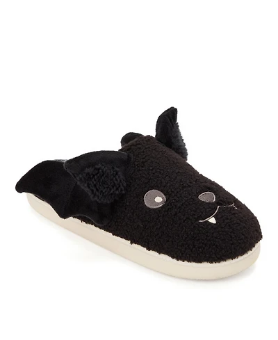 Dearfoams Unisex Adult Halloween Bat Scuff Slipper