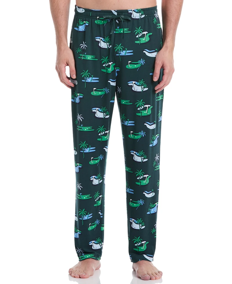 Perry Ellis Portfolio Men's Soft Touch Beach Course Pajama Pants