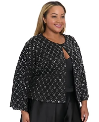Muse Plus Jewel Neck Jacket