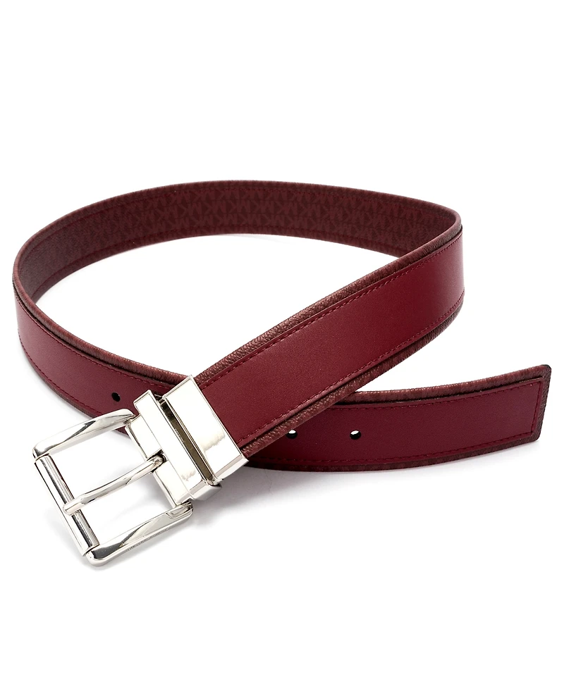 Michael Kors Women's Reversible Signature Leather Belt