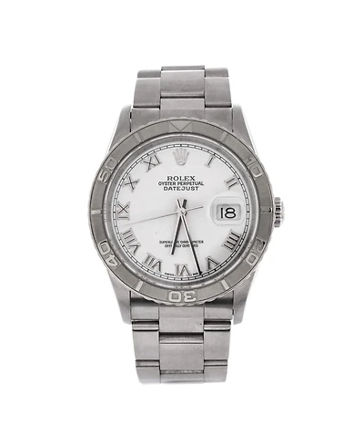 Pre-Owned Rolex Oyster Perpetual Datejust Turn-o-Graph Automatic Watch in Stainless Steel and White Gold 36mm