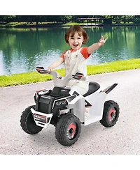 Kids Ride on Atv 4 Wheeler Quad Toy Car 6V Battery Powered Motorized Toy