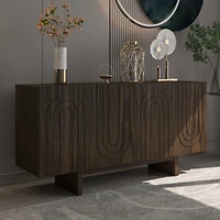 63'' Dining Room Cabinet with Mdf Legs