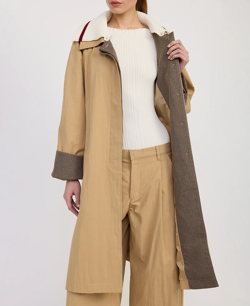 En Saison Women's Marleigh Long Car Trench Coat