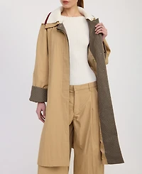 En Saison Women's Marleigh Long Car Trench Coat