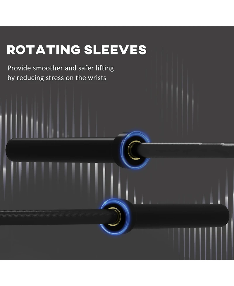 Soozier Olympic Weight Bar, 1500lbs Capacity,
