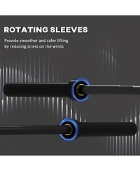 Soozier Olympic Weight Bar, 1500lbs Capacity,