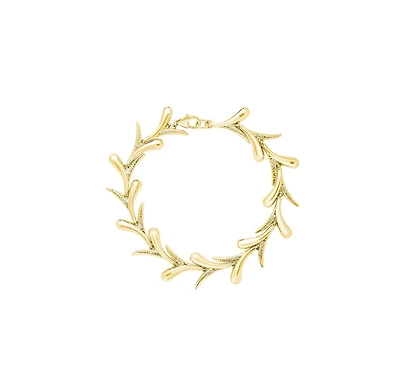 Lucy Quartermaine Sycamore Bracelet in Gold Vermeil