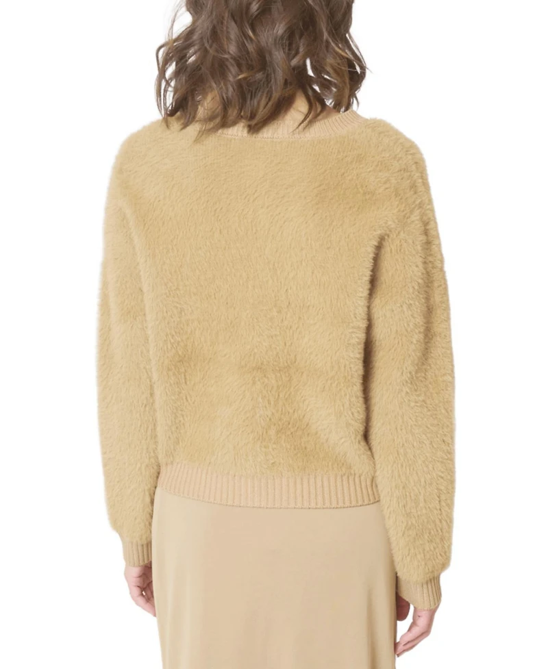 Central Park West Women's Roman Eyelash Cardi