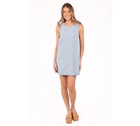 Petal and Pup Women's Sloane Mini Dress - Light Denim