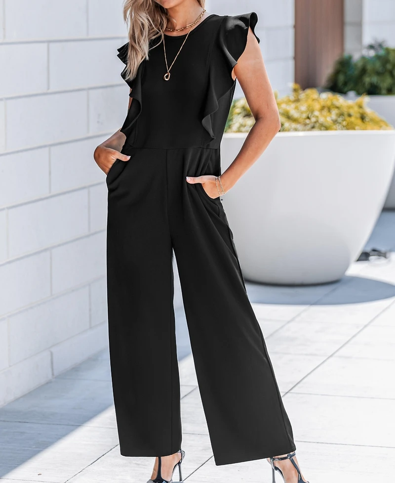 Cupshe Women's Sleek One-Piece Utility Jumpsuit