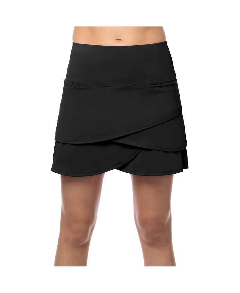 Lucky Love Women's Scallop 15.75in Golf Skort